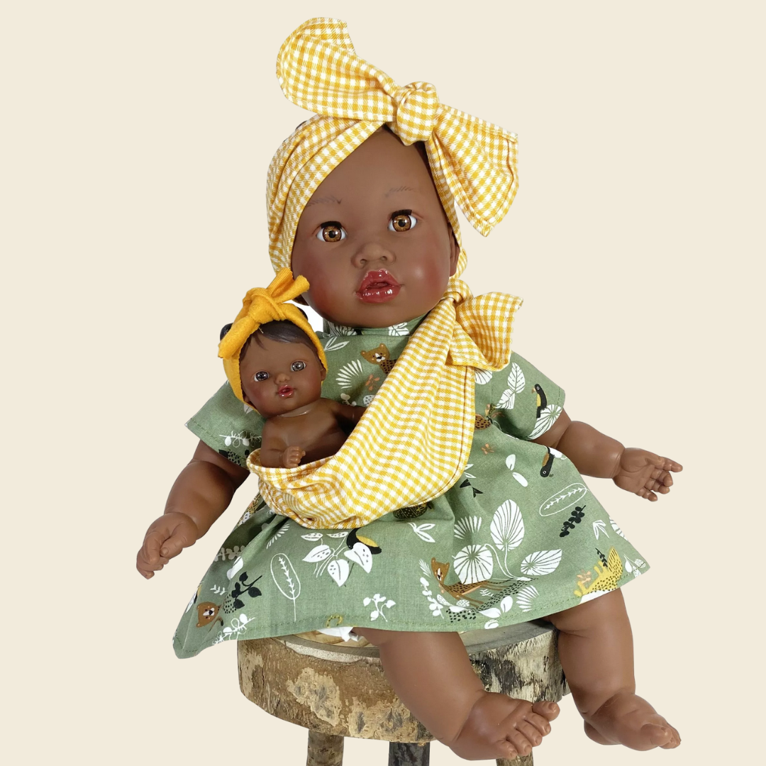 Alika pop met baby