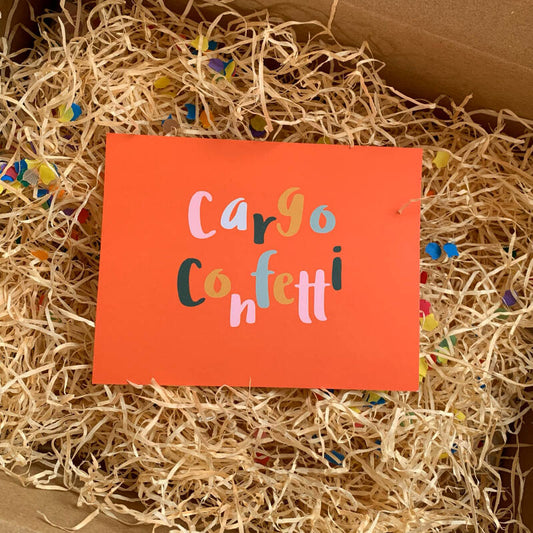 Hoe kwam je achter de naam 'Cargo Confetti'?