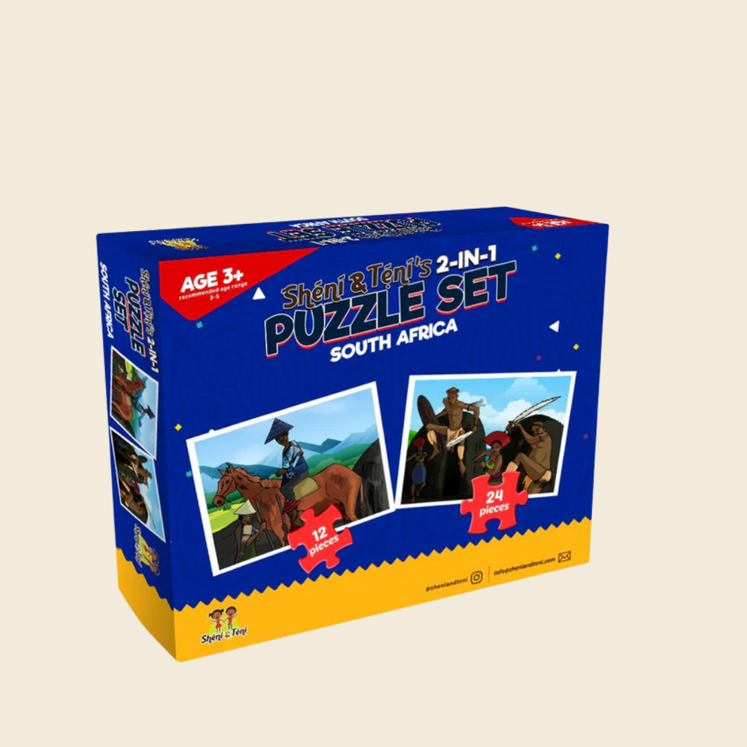 3-in-1 Zuid-Afrika legpuzzel set